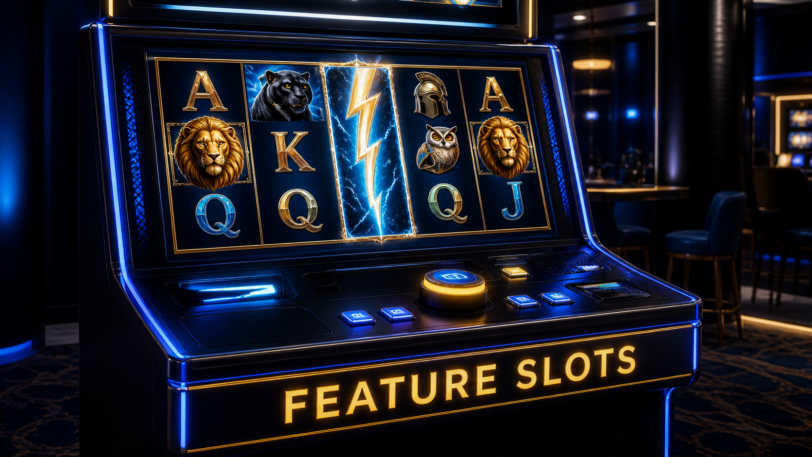 Feature-led video slot game