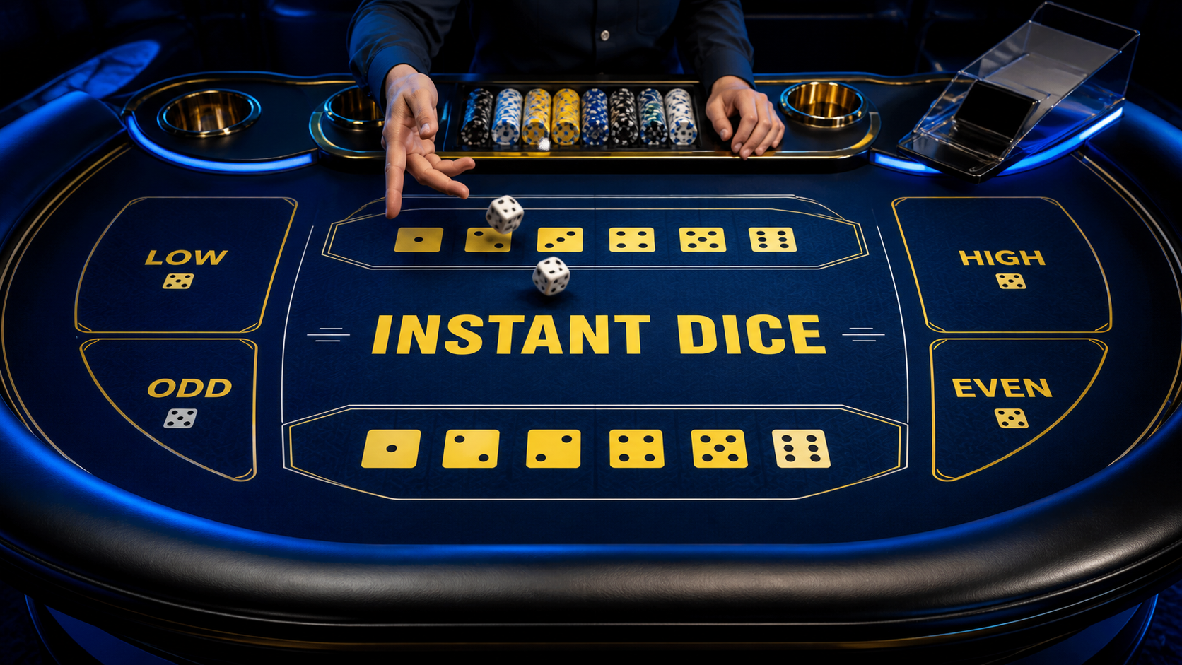 Fast dice-based casino game